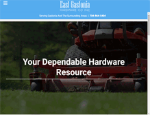 Tablet Screenshot of eastgastoniahardware.com